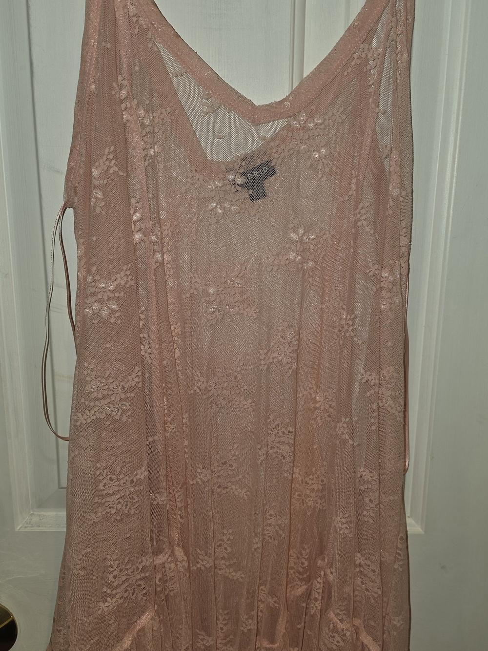 Torrid Blush Pink Lace Slip Tank